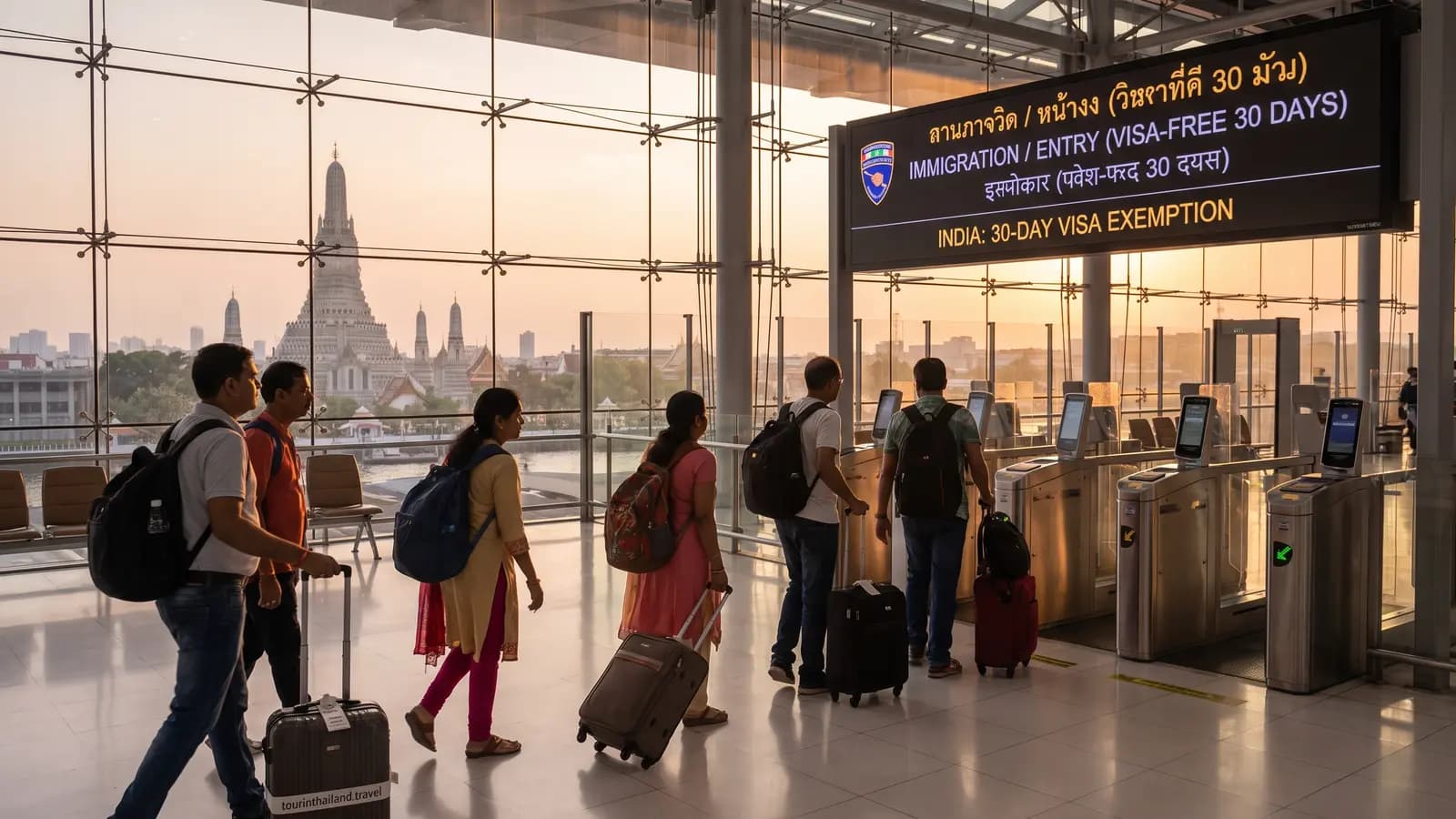 Thailand Visa‑Free Travel: 30‑Day Entry for India
